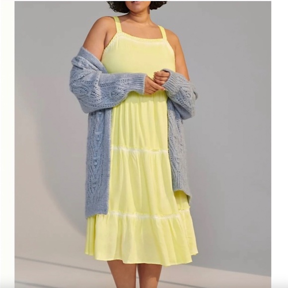 Anthropologie Yellow Midi Dress - Picture 4 of 14